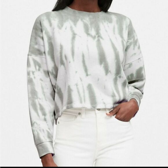 Banana Republic Tie Dye Cropped Sweatshirt - Picture 1 of 14